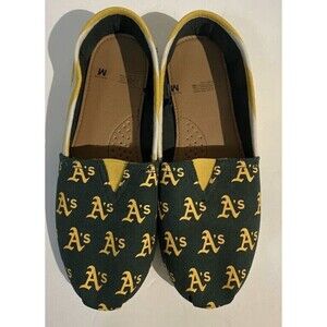 Women's Green and Yellow Slip-On Shoes